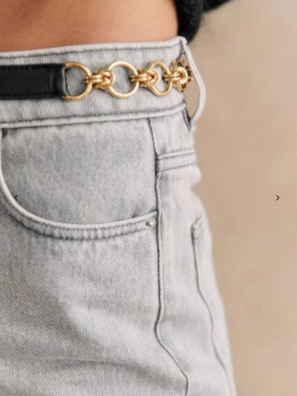Sezane Capucine Belt Black